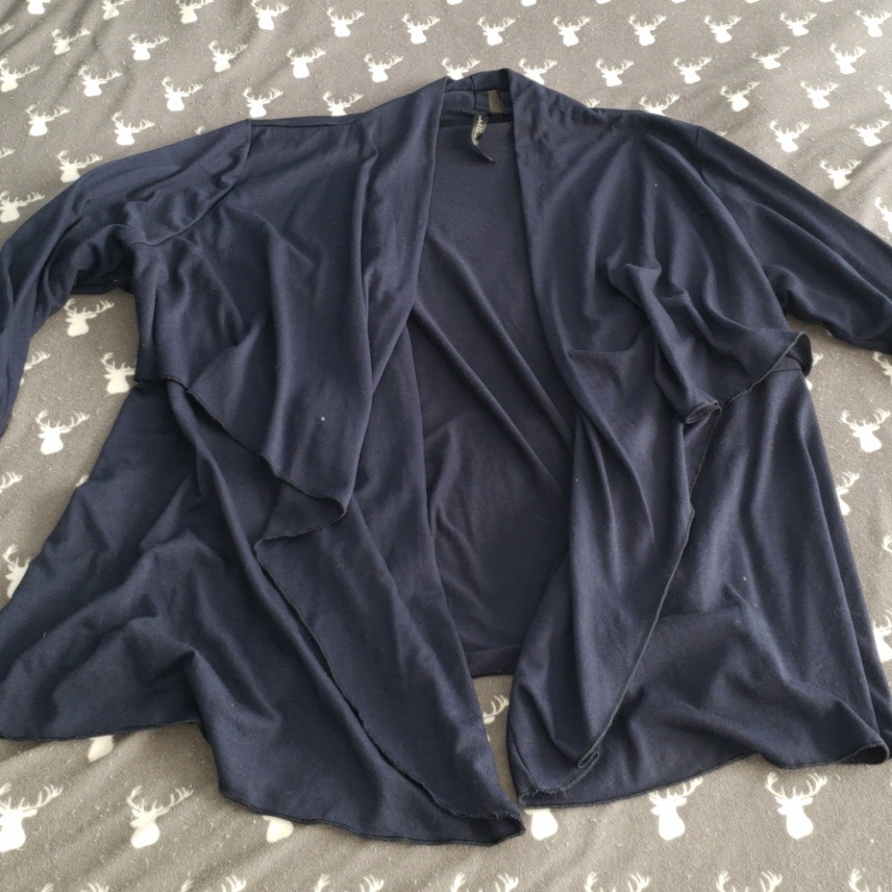 Open front cardigan